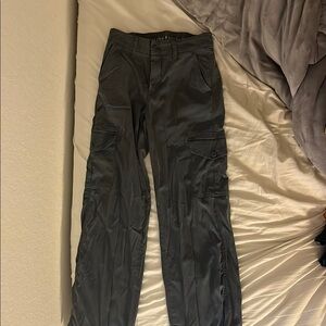 Women Gray slight green Cargo Pants